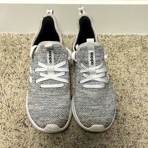 Gray Adidas Cloud Foam Sneakers, size 6.5